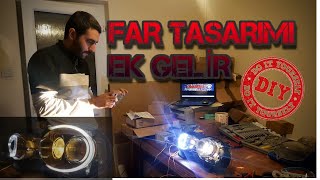 ÇAMAŞIR SUYU İLE FAR TASARIMI | Mercek ve Siyah far dönüşümü | Jaguar X-Type