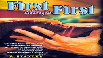 First Things First - R.Stanley (Australia)