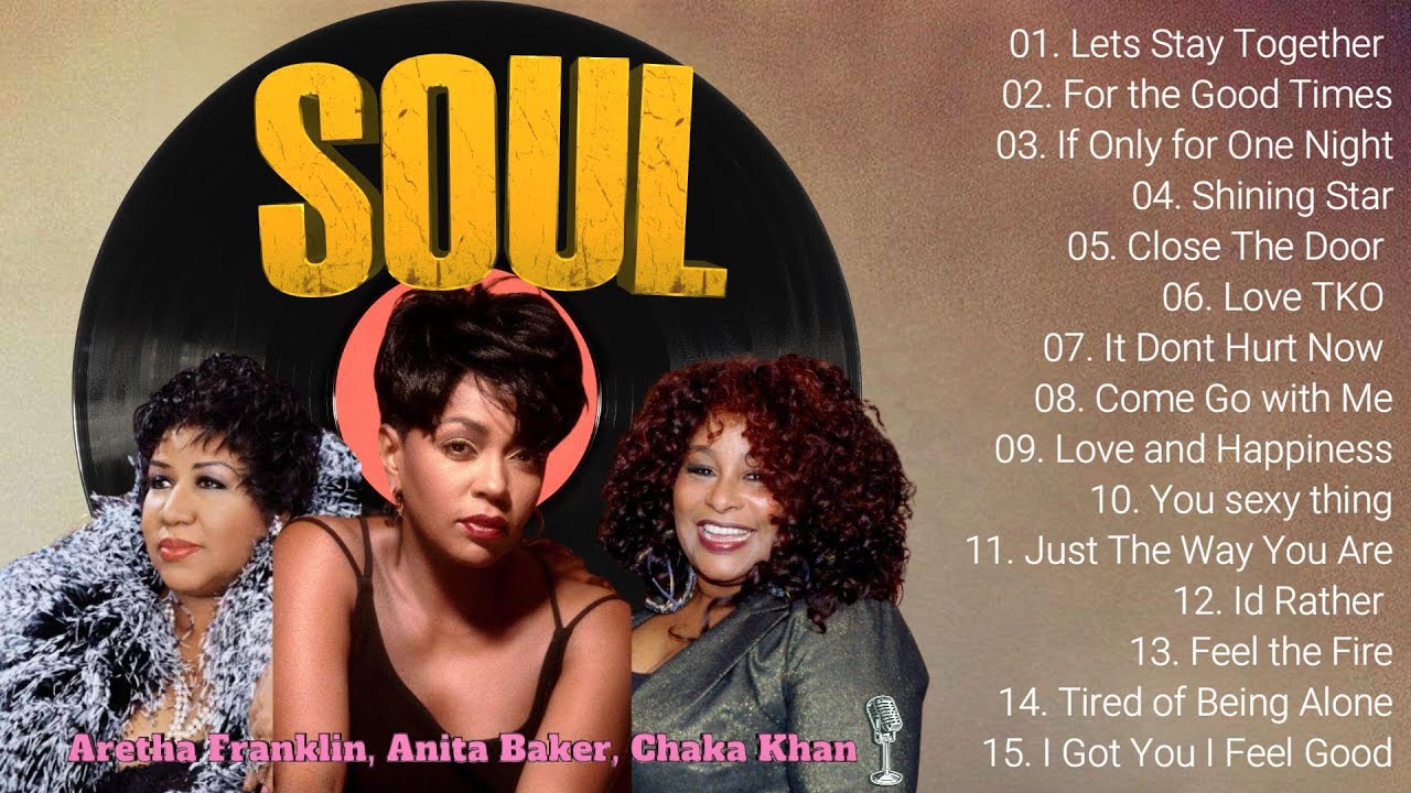 Marvin Gaye, Aretha Franklin, Stevie Wonder, Chaka Khan, Anita Baker ๐ค# ...