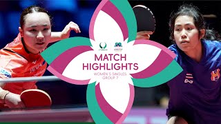 Mima Ito vs Suthasini Sawettabut | WS Group 7 | ITTF Men's and Women's World Cup Macao 2024