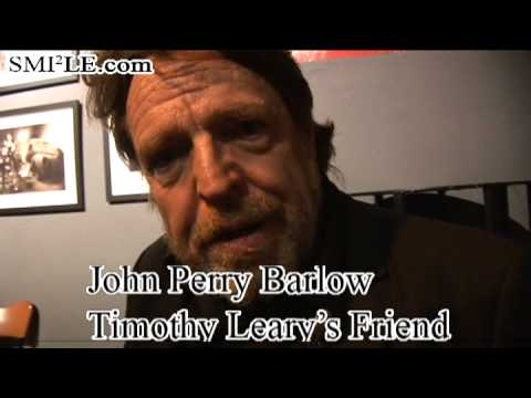 John Perry Barlow at the Timothy Leary Archives Pa...