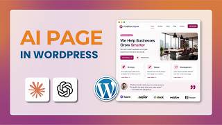 How to Add an AI-Generated Page to WordPress Without Breaking Design | ChatGPT & Claude