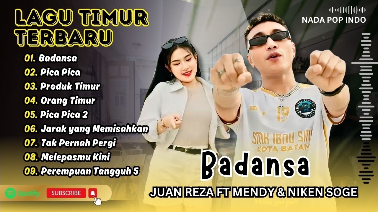 BADANSA - Juan Reza feat. Mendy & Niken Soge  | PICA PICA | ORANG TIMUR || LAGU POP TIMUR VIRAL 2026