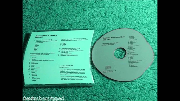 Paul earls monday music 1968 Moog rare electronic ...