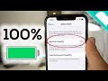 Cette méthode vous permettra de vérifier l’état de votre Batterie