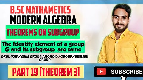 subgroup ( theorem 3) part 10