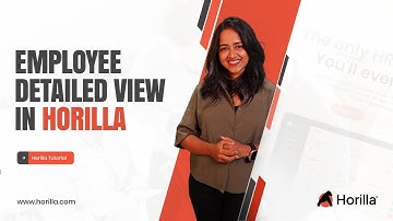 Employee Detailed View in an HR Management Software | Free & Open Source HRMS Software| Horilla HRMS