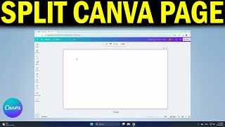 How To Split a Page In Half On Canva