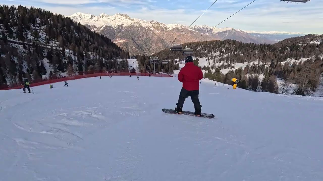 Folgarida - Marilleva w Val di Sole: trasa 29-niebieska i 19-niebieska