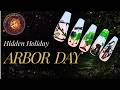 👉 Arbor Day Nail Art 🌿 Watch Me Work | Hidden Holiday Forest Nail Set
