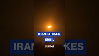 Footage shows Iranian missile targeting US base in Erbil