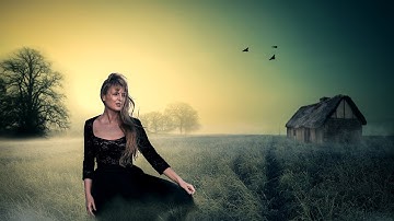 Girl On The Field | Fantasy Surreal Scene | Photoshop Tutorial | Photo Manipulation