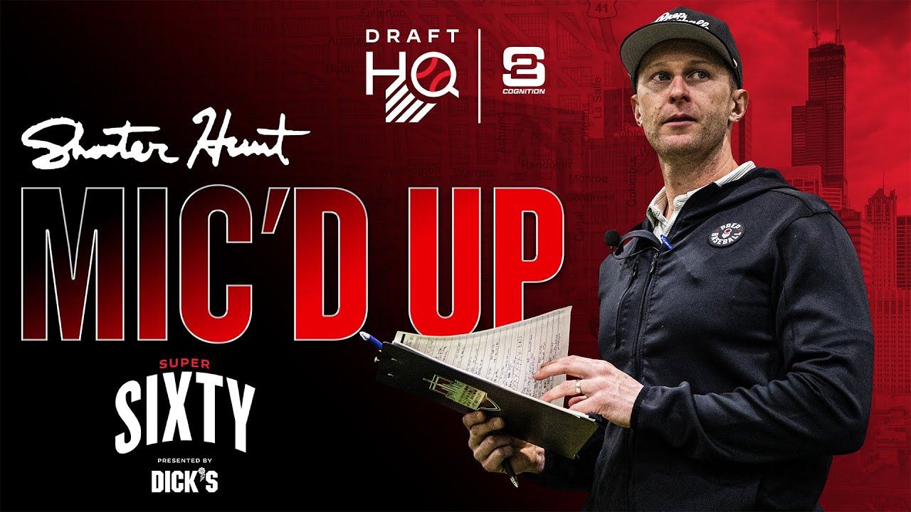 Shooter Hunt Mic'd Up at the 2025 Prep Baseball Super 60