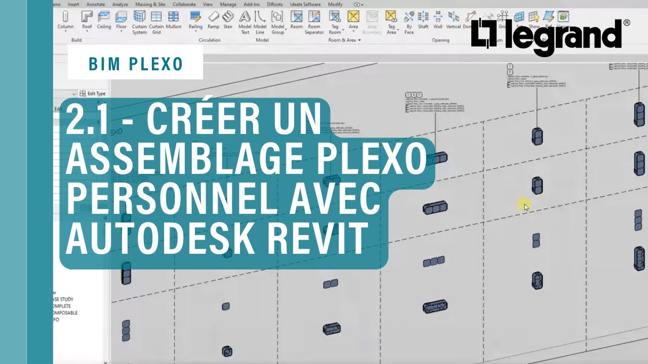 2.1 - Créer un assemblage Legrand Plexo personnel avec AUTODESK® REVIT®