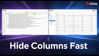 Hide Columns in Glide App [Shortcut]