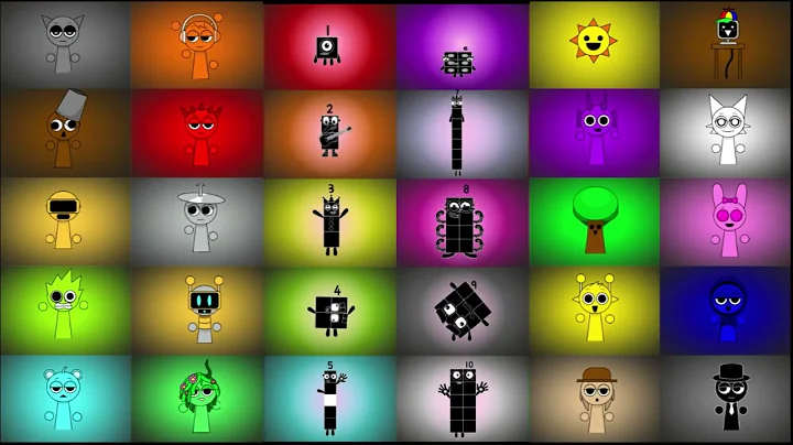 The Ultimate Sprunki OC Negative Numberblocks Band (1-10) Incredibox Dance Battle!