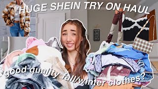 HUGE SHEIN FALL/WINTER HAUL*cute clothes?!*