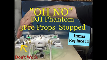 "OH NO" DJI PHANTOM 3 PRO PROPELLER STOPPED WORKING AFTER 2 YEARS!! Video