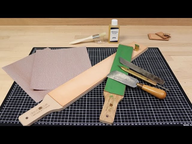 Comment préparer un strop et affûter un couteau à parer le cuir ? 
