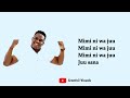 Joel Lwaga - Mimi ni wa juu [lyric video]