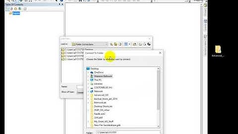 Connect to folders in ArcMap