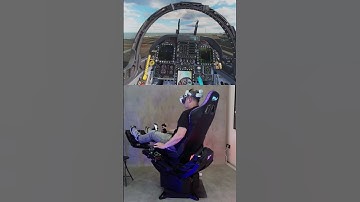 YAW3 Motion Simulator - SUCCESSFUL DCS World Carrier Landing  #dcs #vrgaming #flight #flightsim