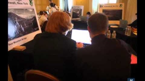 RAW VIDEO: West Point bridge-building competition