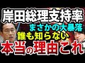 【異変】岸田総理の支持率が大暴落!本当の理由はこれ
