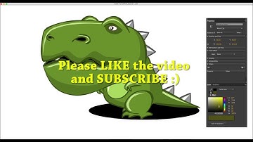 How to Draw and Animate in Adobe Animate CC - Drawing and animating a Dinosaur walking