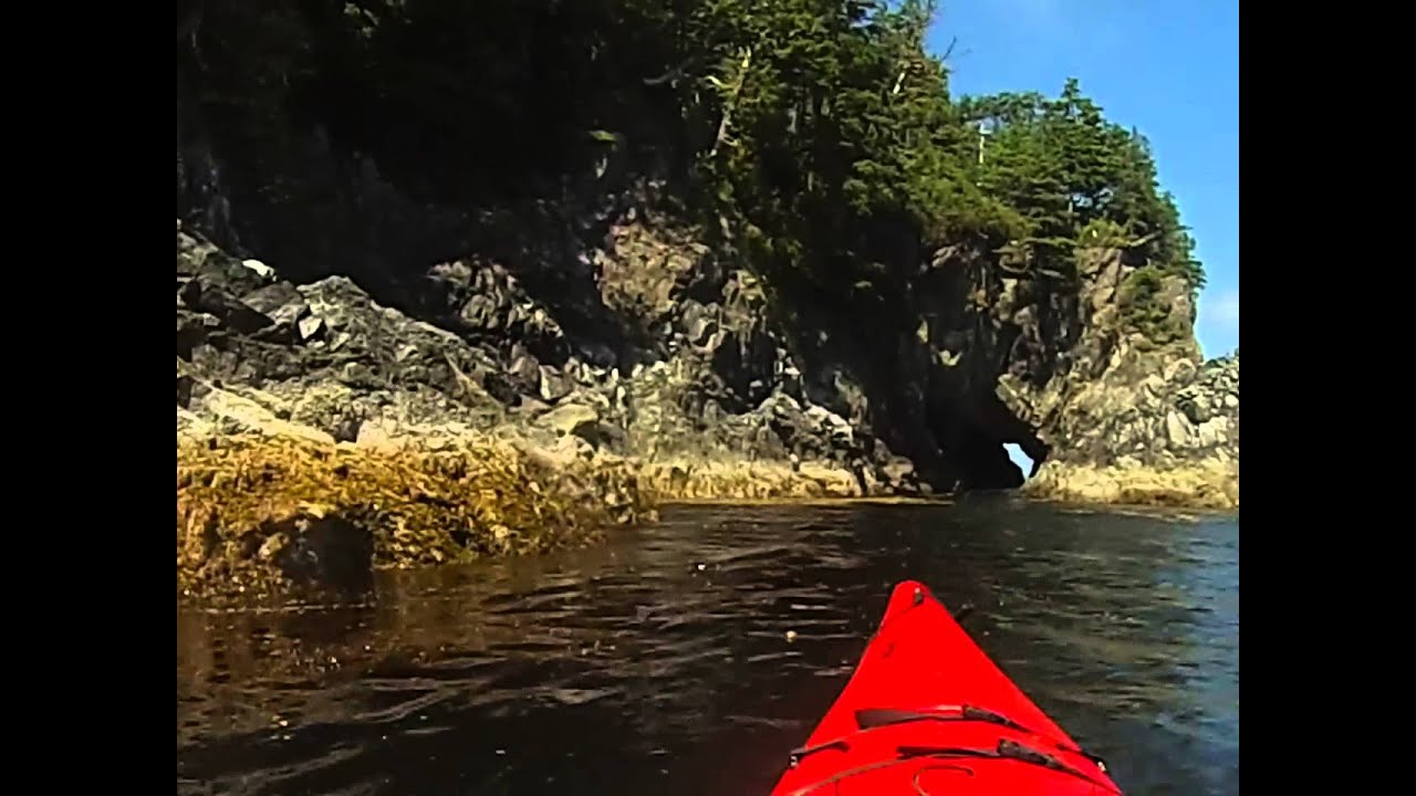 Arriving at Sea Arch on Effingham Island-The Broken Group july 2014