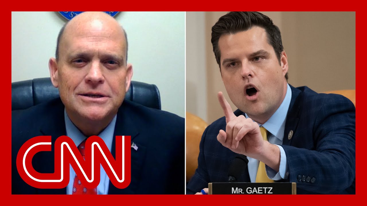 GOP lawmaker responds to Gaetz calling him 'disgraceful'