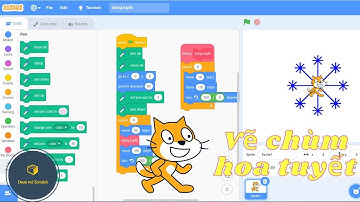 Scratch, Vẽ chùm hoa tuyết trên scratch
