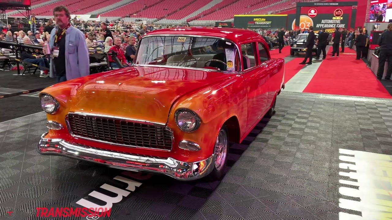 1955 Pro Street Chevy Crossing the 2020 Mecum Glendale, Arizona Auction