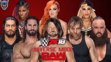 WWE 2K18 Universe Mode Raw Intro 2