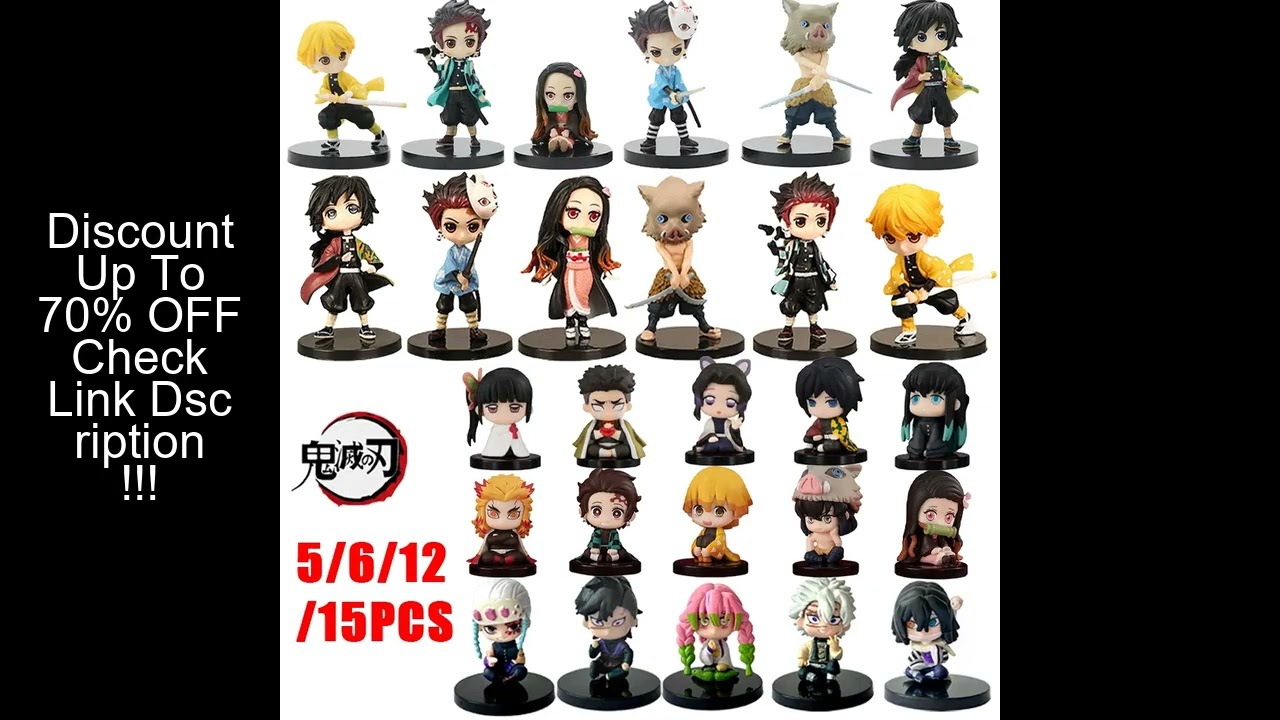 Q Posket Figure Wholesale Demon Slayer Mini Figurine 5Pcs 10Pcs 12Pcs 15Pcs Sets Kimetsu No Yaiba Sm