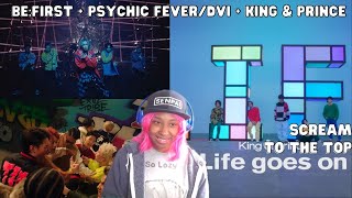 KPOP STAN REACTS TO J-POP BOY GROUPS | [BE:FIRST + PSYCHIC FEVER FT. DVI + KING & PRINCE]