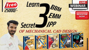Learn 3 Secret of Mechanical CAD Designs  @CADD Centre Design Studio