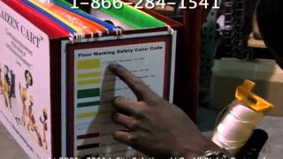 Using A Kaizen Cart In Facilities To Maintain Floor Tape & Floor Markings