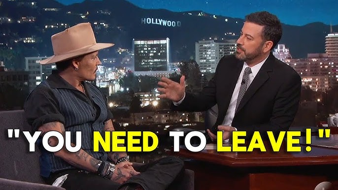Johnny Depp Kicked Off Jimmy Kimmel's Show After Brutal Clash - YouTube