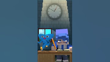 Huy Noob Được Huggy Wuggy Giúp Làm Bài Tập Khuya 😴💙