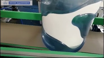 HIGEE fixed position labeling machine for 5 gallon bottle