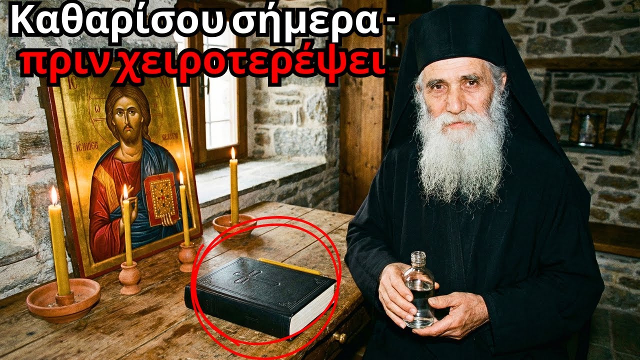 6 Σημάδια ότι Αρνητική Ενέργεια σε Μπλοκάρει — Καθαρίσου! Οι Διδασκαλίες του Αγίου Παϊσίου