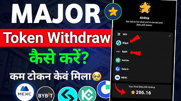 Major Airdrop Allocation and Withdrawal Process | Major Token Withdraw Bybit Exchange