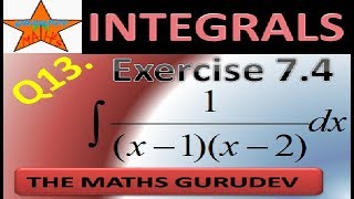 #themathsgurudev Exercise 7.4 Question13, Class 12 maths, Integrals, NCERT solutions , EX7.4 Q13