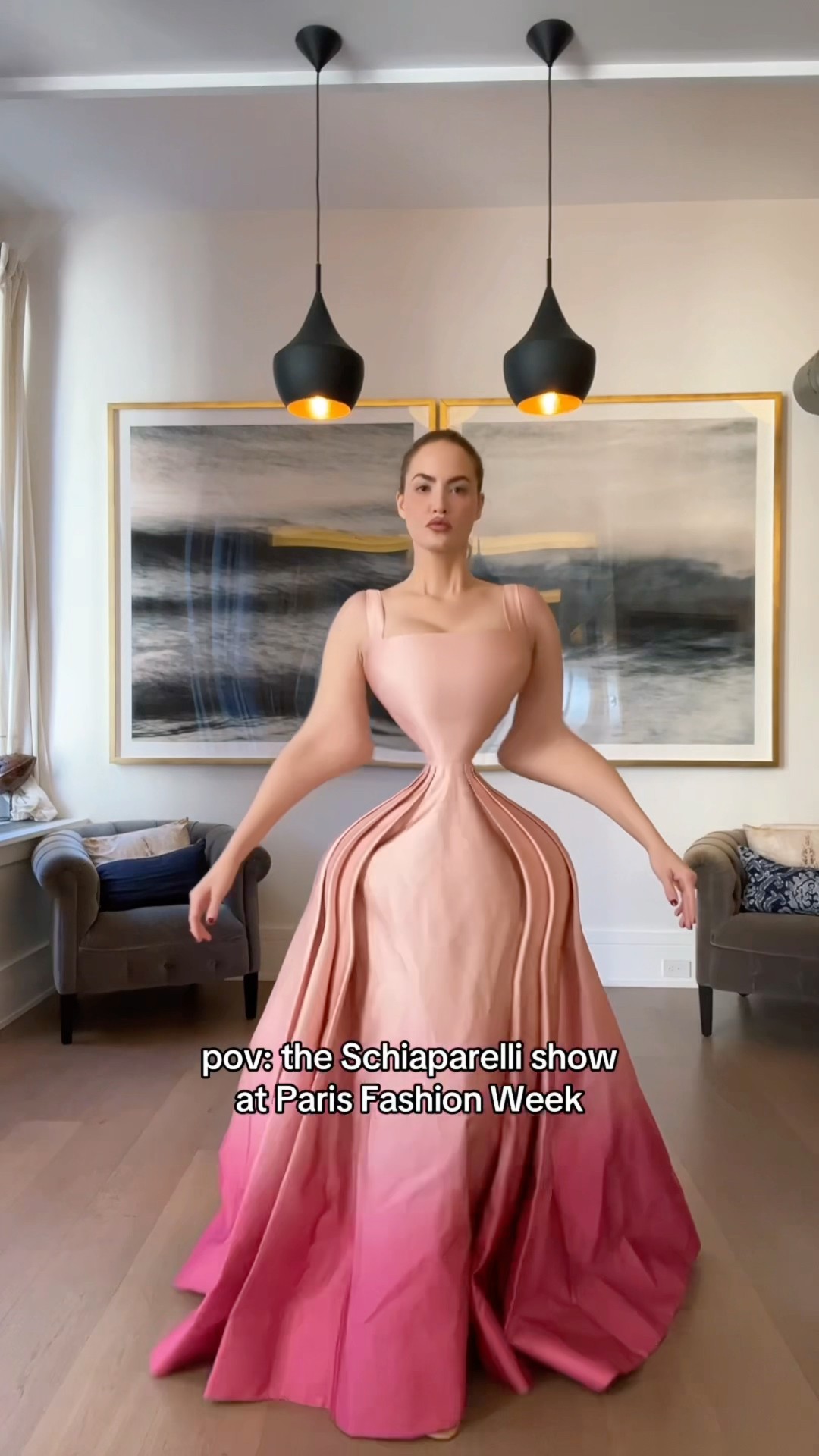 The Schiaparelli show at Paris Fashion Week be like ? (the designs tho omggggg they’re beautiful)