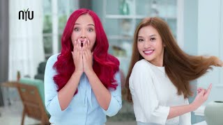 Download lagu [TVC] NYU Hair Colour Commercial Natisya & Pamela (Hello) Wow Hair Without Fear of Damage 2020