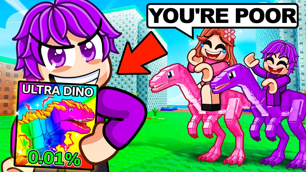 I Pretended to be a NOOB, Then Used 0.01% ULTRA DINOSAUR...