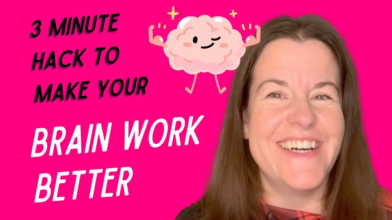 3 Minute hack to make your brain work better - YouTube