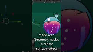Stylized Potion Highlight Effect in Blender ✨ #Shorts #Blender3D