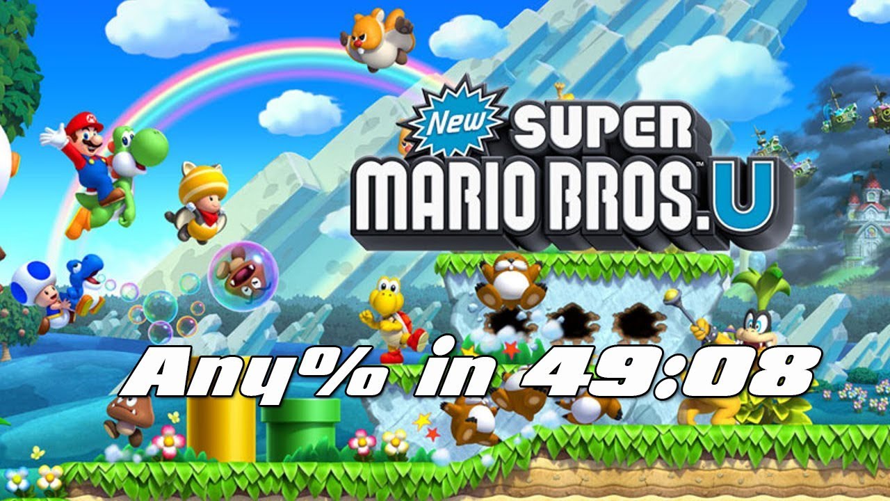 New Super Mario Bros U Speedrun